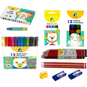 Okul Kırtasiye Seti 8 Parça (H7017)