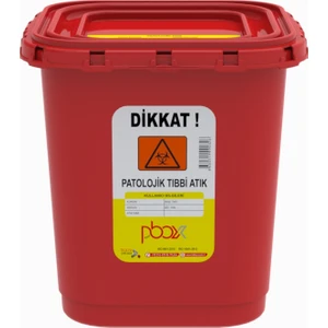 30 Lt Köşeli Patolojik Atık Kutusu