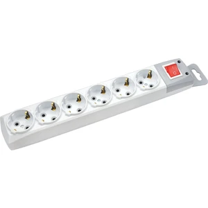 6'lı Topraklı Anahtarlı Grup Priz Klemensli