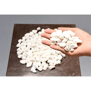Bitki Kapında Beyaz Dolomit Taşı 1-2cm, Peyzaj Taşı, Dekoratif Akvaryum Taşı, Süs Taşı, Saksı Taşı, Beyaz Taş, Bahçe Taşı