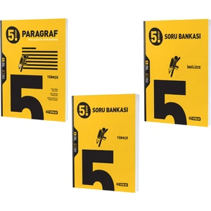 Hız Yayınları 2023 5. Sınıf Türkçe - Paragraf - Ingilizce Soru Seti 3 Kitap