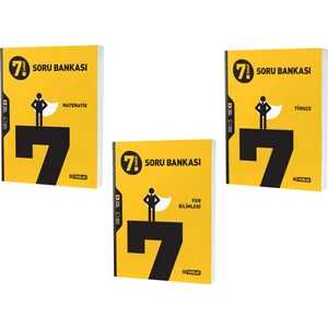 Hız Yayınları 2023 7. Sınıf Matematik - Türkçe - Fen Soru Seti 3 Kitap