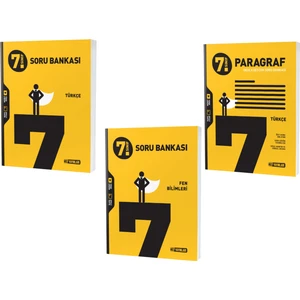 Hız Yayınları 2023 7. Sınıf Fen Bilimleri - Türkçe - Paragraf Soru Seti 3 Kitap