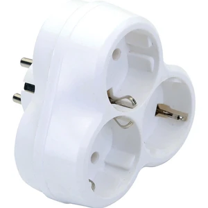 3'lü Topraklı Papatya Golyat Fiş Priz