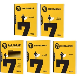 Hız Yayınları 7. Sınıf Matematik Türkçe Fen Sosyal Paragraf Soru Seti 5 Kitap