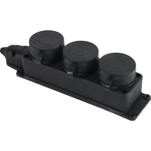 Kauçuk Monofaze Üçlü Grup Priz