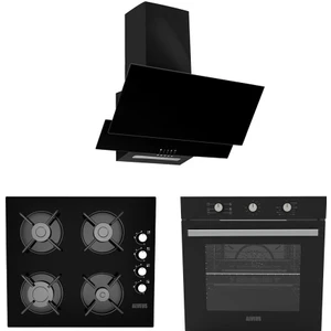 Siyah Ecoplus 3'lu Ankastre Set (AD07-A10-AF860)