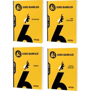 Hız Yayınları 2023 6. Sınıf Matematik Türkçe Fen Sosyal Soru Seti 4 Kitap