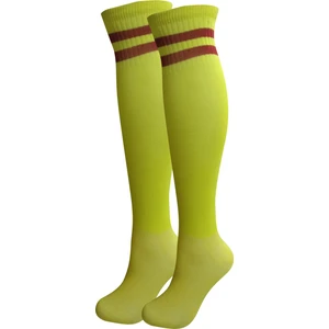 7-14 Yaş Çocuk Profesyonel Futbol Çorabı Tozluk.konç.sarı Kırmızı