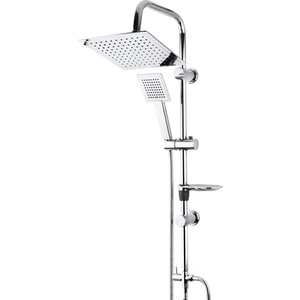 Krom Kare Tepe Duş Seti