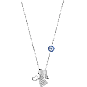 Doğan Silver Doğan Silvergümüş Rodyumlu Zirkon Taşlı Bayan Kolye. DGN21246