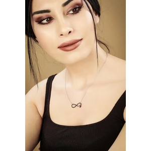 Doğan Silver Doğan Silvergümüş Uğur Böcekli Sonsuzluk Model Kolye DGN21235