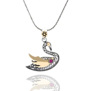 Doğan Silver Doğan Silverkuğu Model Telkari Işçiliği Gümüş Kolye