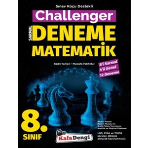 Kafa Dengi Yayınları 8.Sınıf Challenger Matematik Branş Denemesi(12'li)