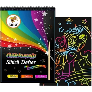 Gökkuşağı Sihirli Defter A5 10 Yp