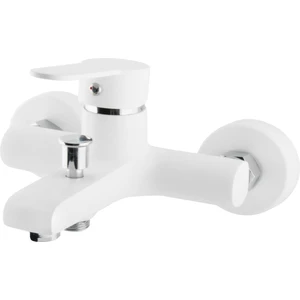 Beyaz Pirinç Çift Su Çıkışlı Mix White Lüks Duş Banyo Bataryası