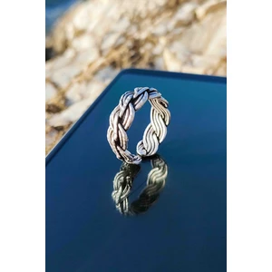 Trend Collection Gümüş Kaplama Ayarlanabilir Sezar Yüzük
