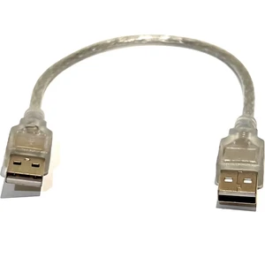 30CM USB 2.0 Erkek Erkek Kablo 0.3mt USB 2.0 Tip A Erkek M/m 30 cm