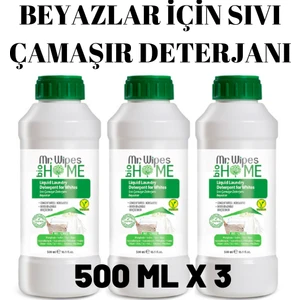 Mr. Wipes Beyazlar İçin Sıvı Çamaşır Deterjanı 500 ml