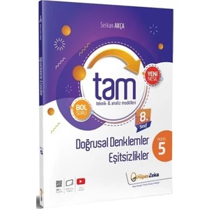 Hiper Zeka Yayınları 8. Sınıf Matematik Tam Teknik Analiz Modülleri-5 Doğrusal Denklemler
