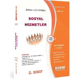 Egem Eğitim Yayınları AÖF 2. Sınıf Sosyal Hizmetler Konu Anlatımlı Soru Bankası-Güz Dönemi 3. Yarıyıl