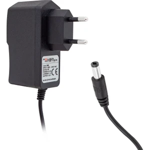 12 Volt - 1 Amper Priz Tipi Plastik Adaptör 5.5*2.5 Uç