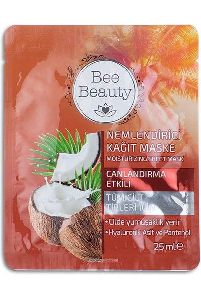 Bee Beauty Kağıt Maske 3'lü 25 ml