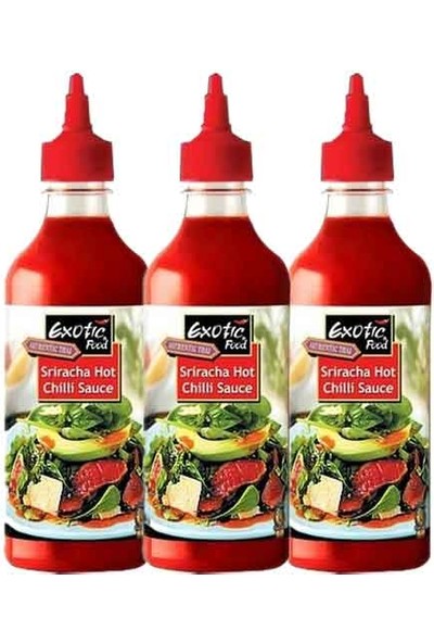 Exotic Sriracha Hot Chili Sos / Acı K.biber Sosu 730 ml Adet 3