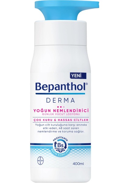 Derma Vücut Losyonu Yoğun Nemlendirici 400 ml