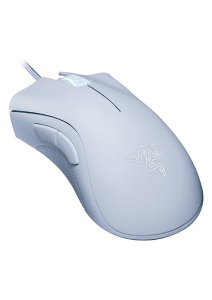 Temel Kablolu Oyun Mouse Fareler 6400DPI Optik Sensör 5 Laptop Pc Gamerma Için 5 Bağımsız Düğmeler - Beyaz (Yurt Dışından)