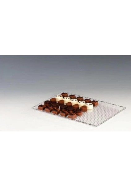 Polycarbonat Çikolata Teşhir Şeffaf 20X30 Kod:zcp 225