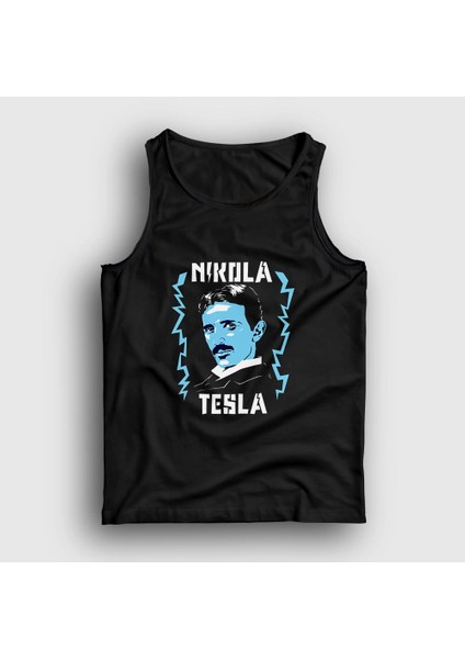 Unisex Siyah Electricity Scientist Nikola Tesla Atlet