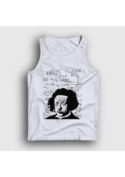 Unisex Beyaz Formulas Scientist Albert Einstein Atlet