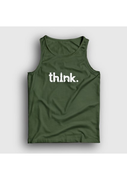 Unisex Haki Think Chess Satranç Atlet