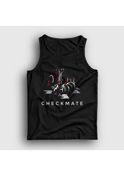 Unisex Siyah Checkmate Chess Satranç Atlet