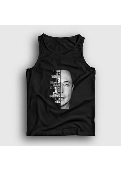 Unisex Siyah Extraordinary Elon Musk Atlet