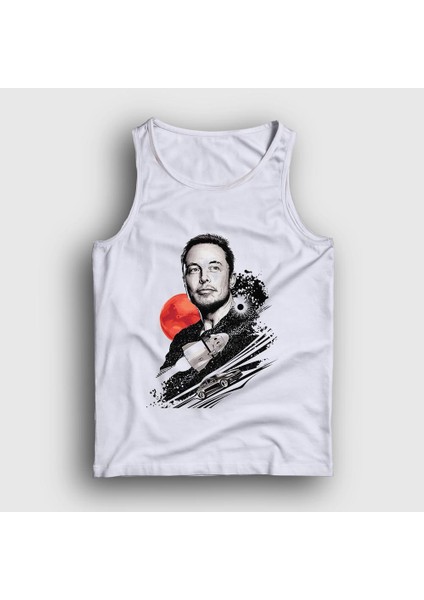 Unisex Beyaz Genius Elon Musk Atlet