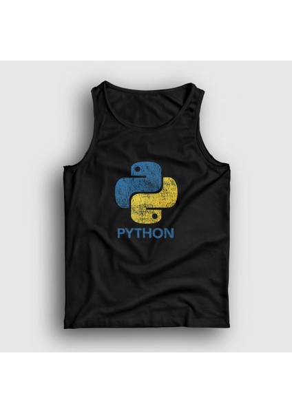 Unisex Siyah Logo V2 Python Developer Yazılımcı Atlet