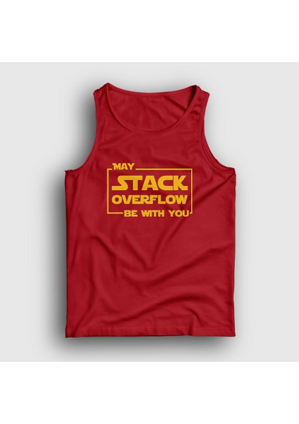 Unisex Kırmızı Stack Overflow Developer Yazılımcı Atlet