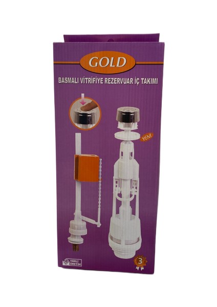 Basmalı Vitrifiye Rezervuar Iç Takım Tek Kademeli