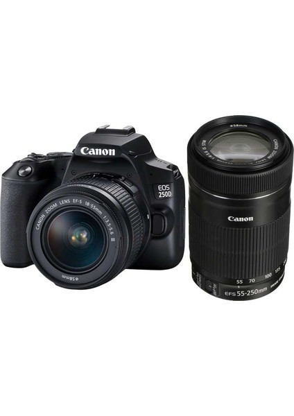 Eos 250D 18-55 Dc Iıı +55-250 Is Stm Lens (Ithalatcı Garantili)