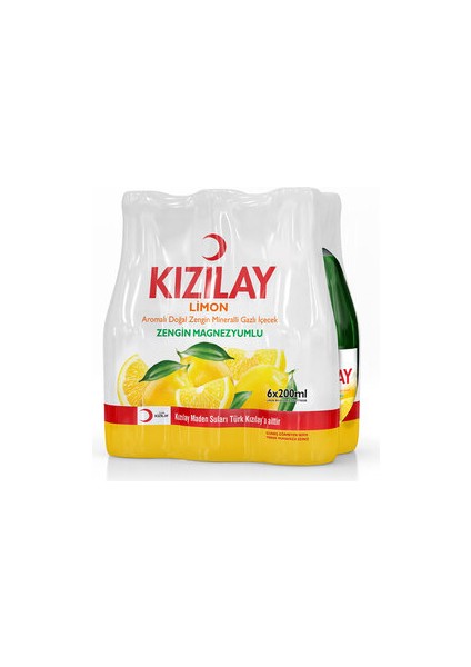Limon Aromalı Maden Suyu 6X200 ml