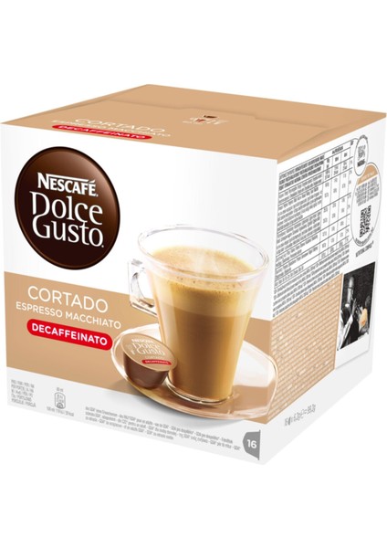 Cortado Espresso Macchiato Decaffeinato 16'lı