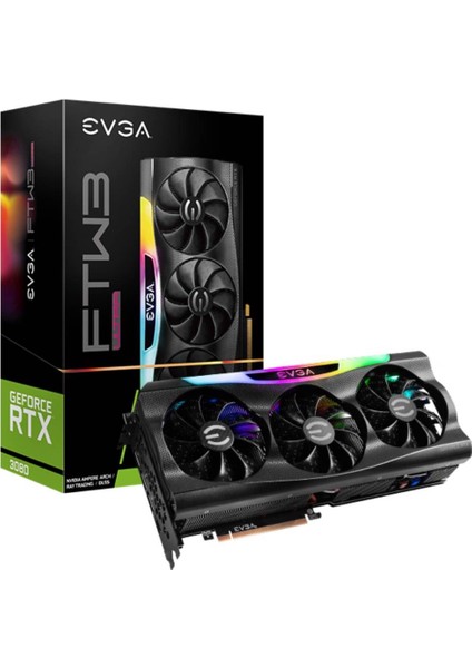 Rtx 3080 Ftw3 Ultra Gamıng 10GB GDDR6X Argb LED 320 Bit Nvidia Ekran Kartı