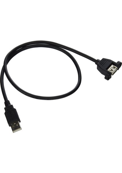 Panel Tipi Dişi Erkek Vidalı 1.5 Metre Usb Extansion Usb Panel Montajlanabilir Uzatma Kablosu 1.5mt