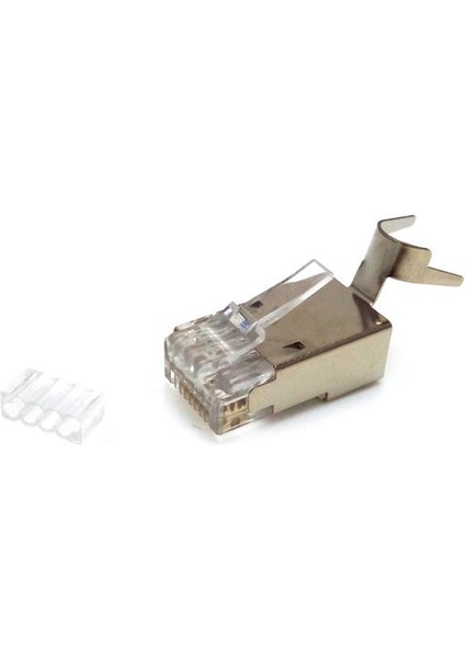 BC-MP6A 25 Li Paket CAT6A RJ45 8P8C AWG22-23 Kılavuzlu Konnektör