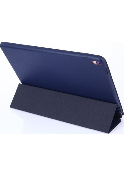 Apple iPad Pro 10.5 Inç (2017) Prime Smart Orj. Deri Case Tablet Kılıfı (A1701-A1709-A1852) Siyah