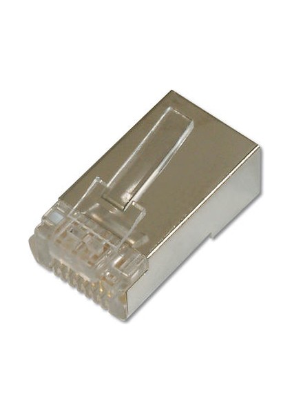 Digitus AK-219603 25 Li Paket Cat6 Zırhlı Yuvarlak Kablo Için Modüler Konnektör
