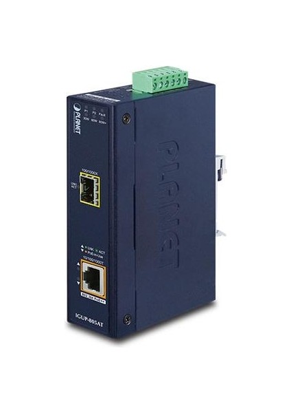 PL-IGUP-805AT 1 Port 10/100X Sfp 1 Port 10/100/1000T Poe++ Converter