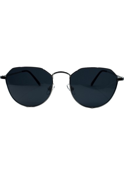 Infınıtı MS-134 C1 52 Unisex Gri Geometrik Çerçeve Güneş Gözlüğü